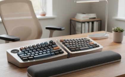 ergonomic keyboard layout for work