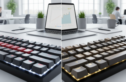 The Difference Between Linear and Tactile Switches During Real Office Use
